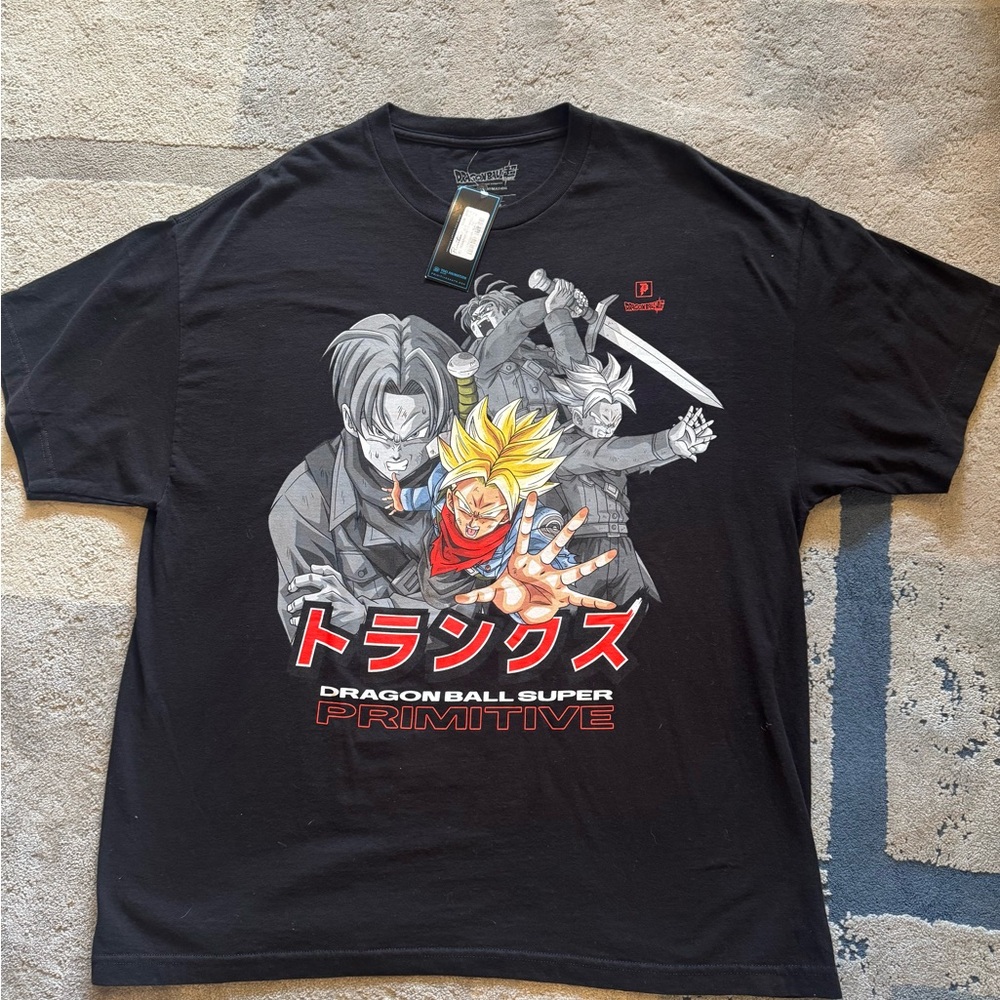 Primitive Black Anime Graphic Tee